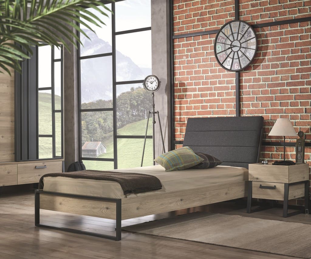 IRONY TWIN BED