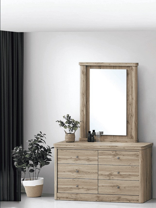 COLTON DRESSER WITH MIRROR 120 CM