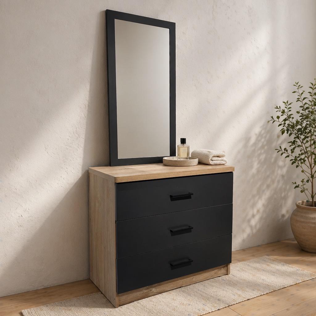 APRIL DRESSER WITH MIRROR
