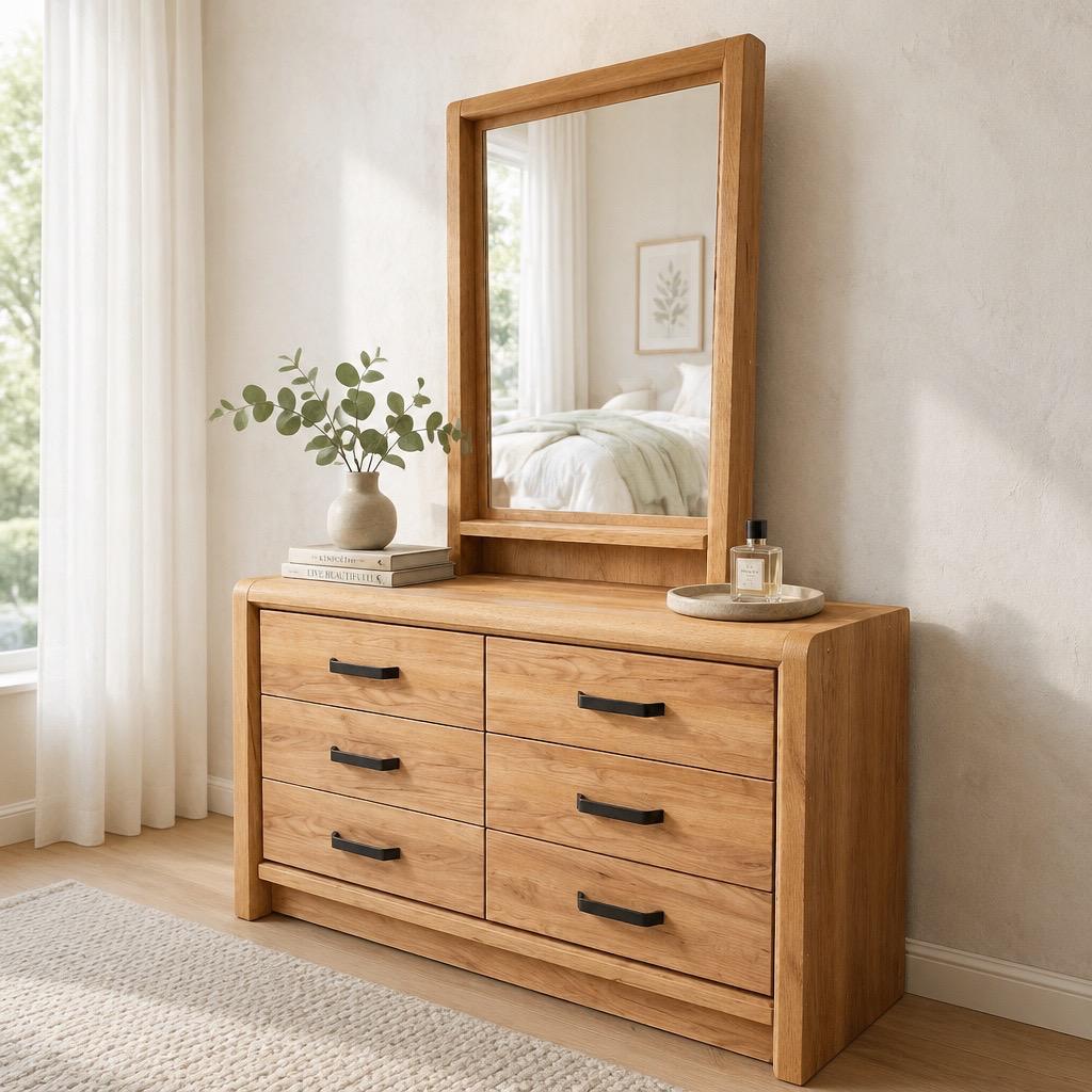 CORTINA DRESSER AND MIRROR 130 CM