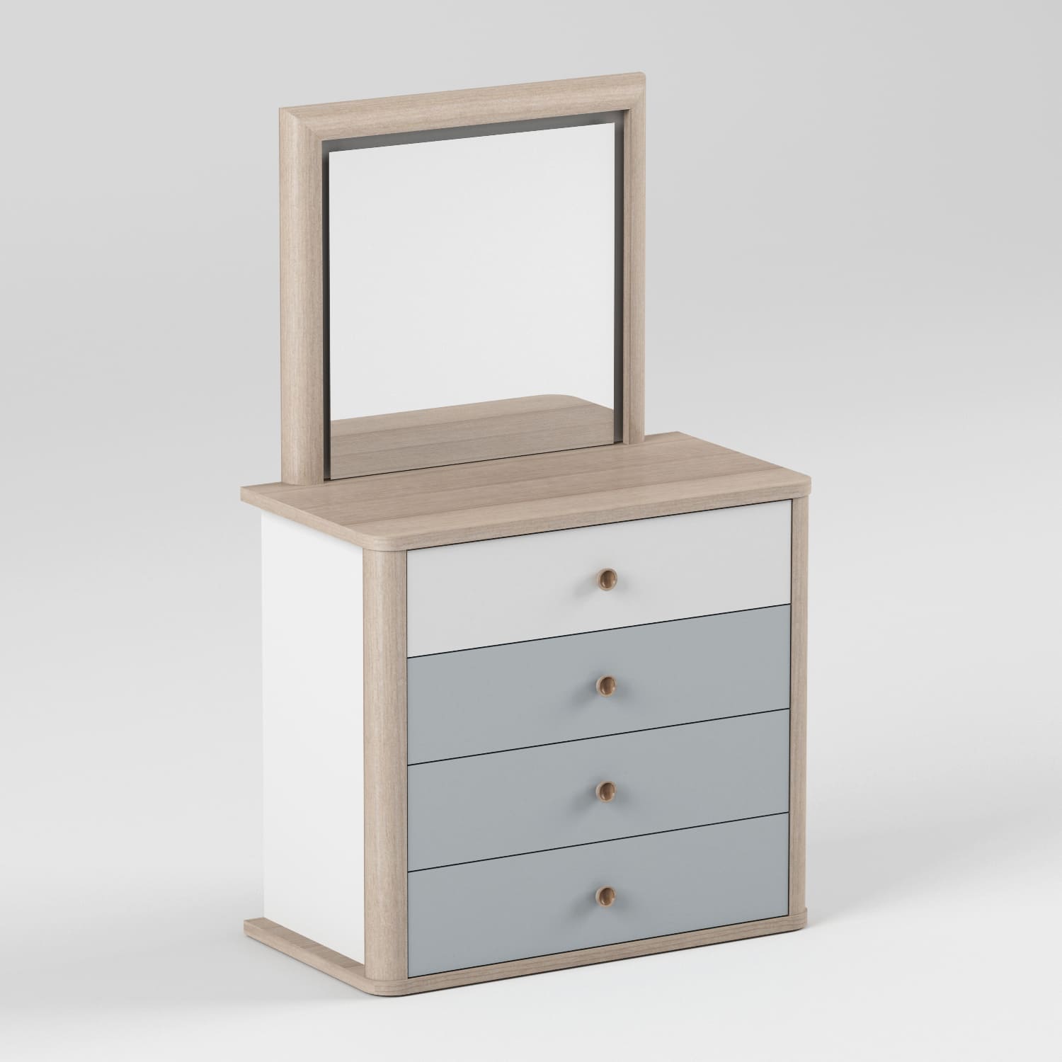 MOZON CHEST OF DRAWERS With MIRROR
