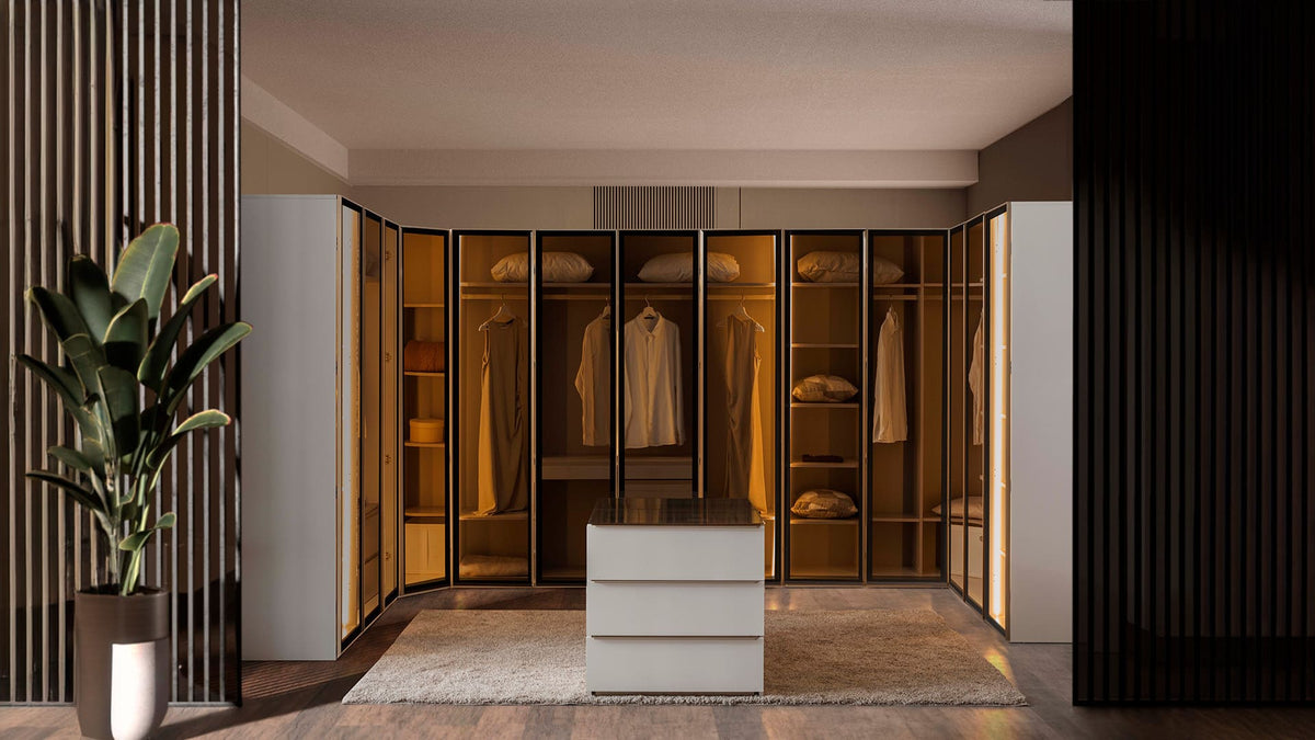 NOBLE CORNER SLIDING WARDROBE – Qortuba furniture قرطبة للأثاث