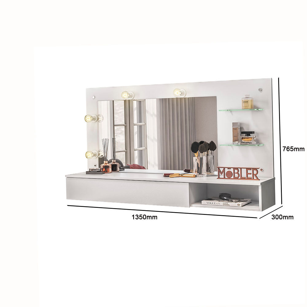 تسريحة مع مراية معلقة لومير