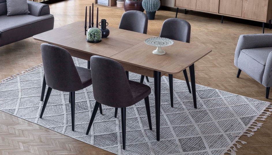 طاولة طعام 6 مقاعد بلاس جي