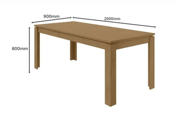 ATHENAS DINING TABLE 200 CM