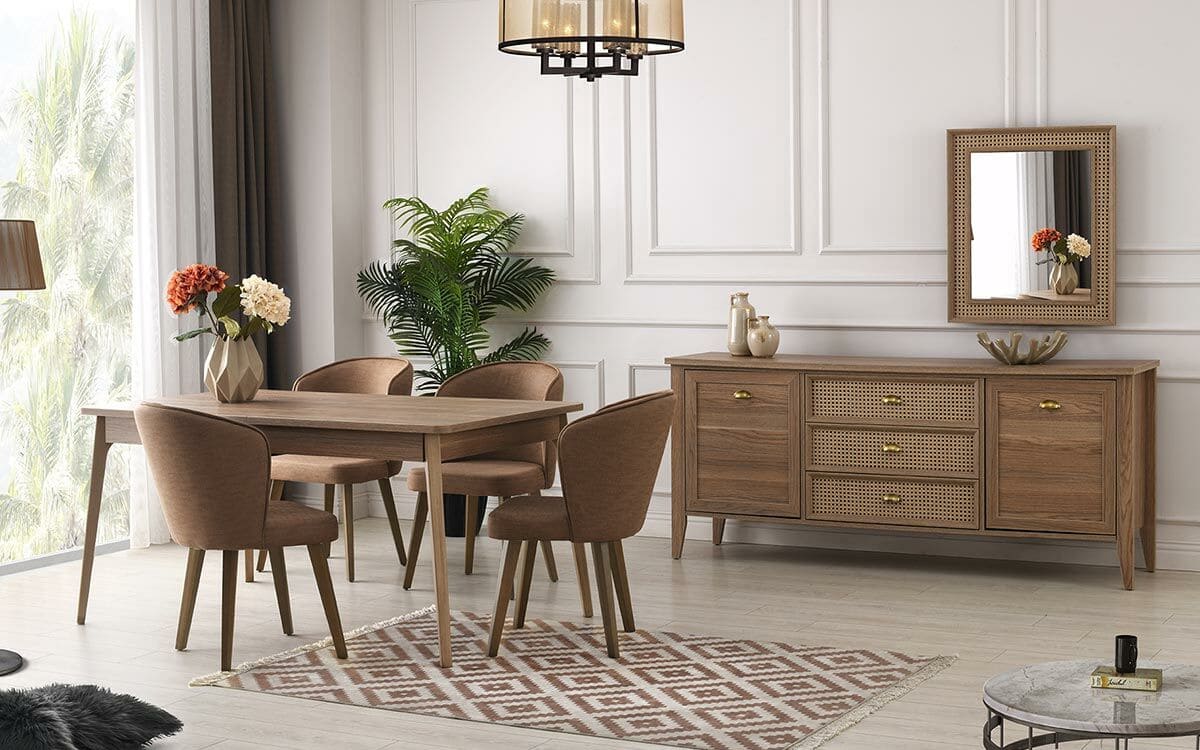 LUNA DINING TABLE 6 SEATS