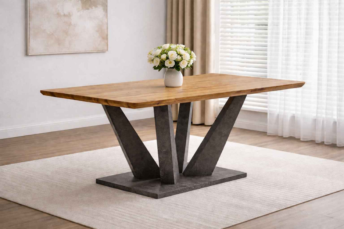 MARA DINING TABLE – Qortuba furniture قرطبة للأثاث