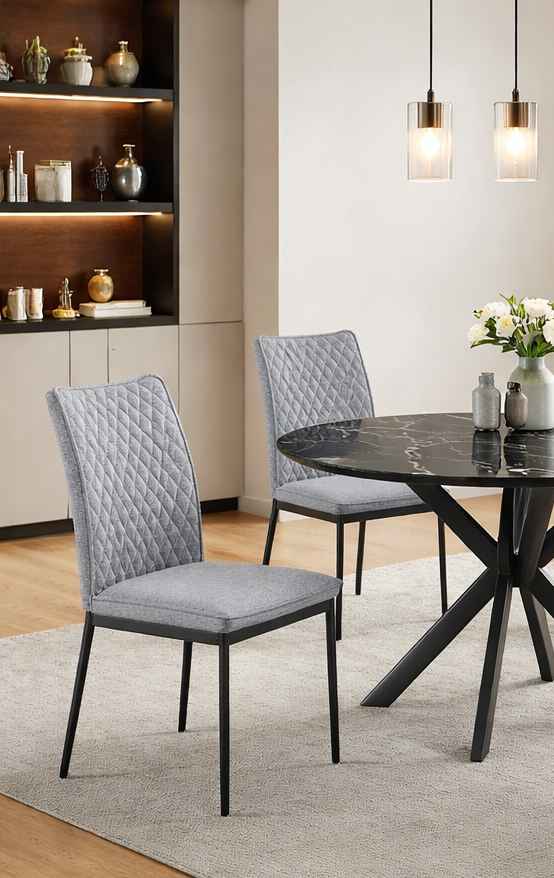 طاولة طعام 6 كرسي إلورا – Qortuba furniture قرطبة للأثاث