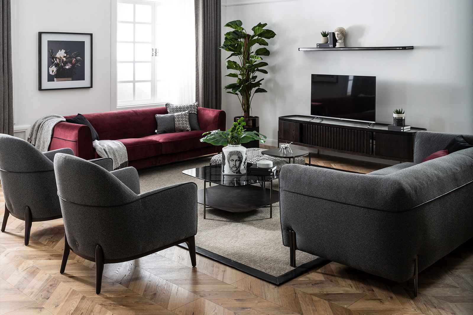 AMOUR SOFA SET 8 SEATS