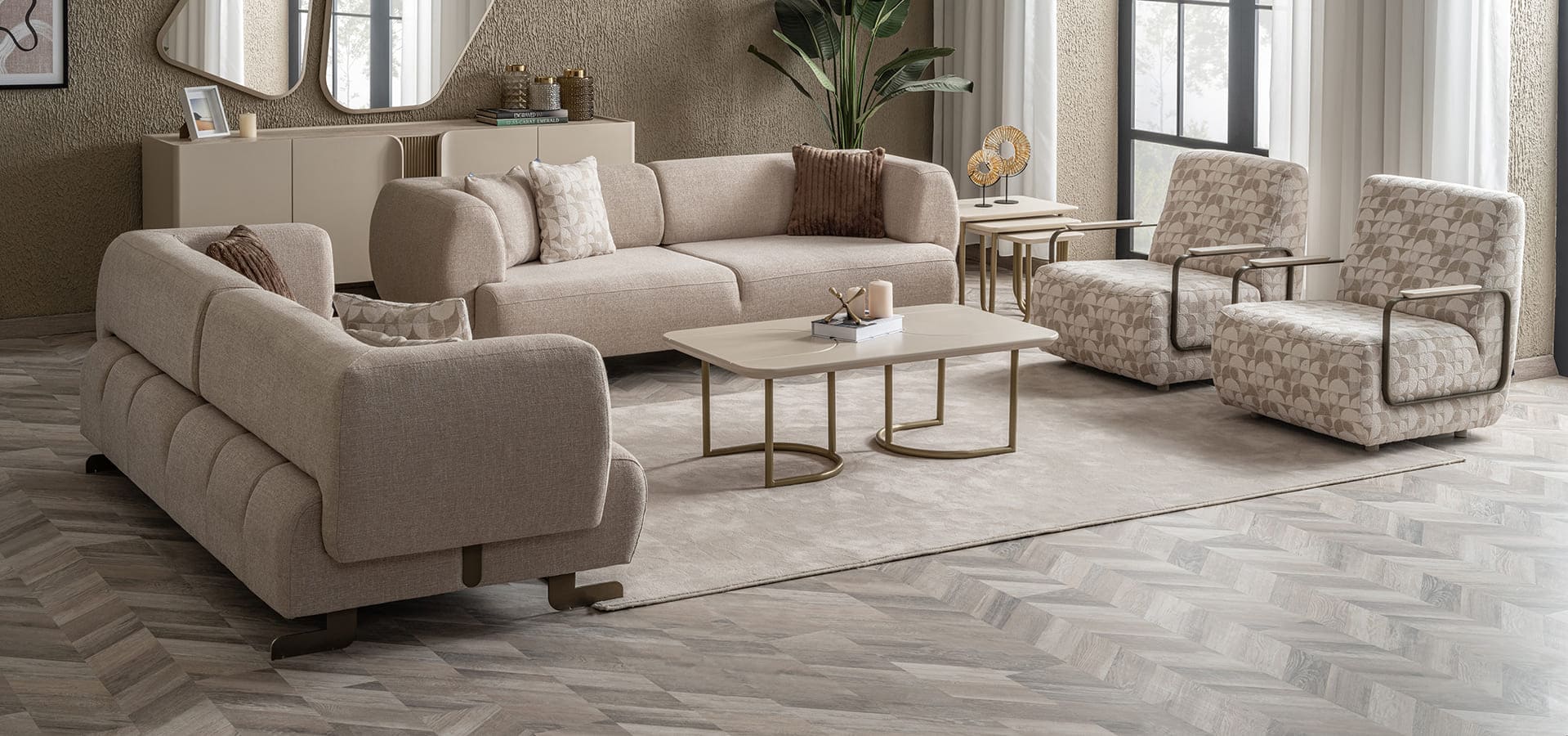 ALANYIA 8 SEATS SOFA SETS