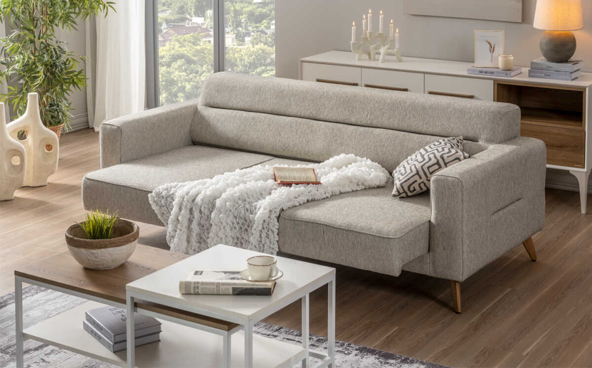 غرفة المعيشة / أريكة ثلاث مقاعد ومقعدين – Qortuba furniture قرطبة للأثاث