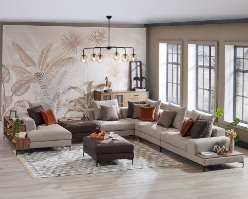 PALERMO CORNER SOFA SET 7 PCS