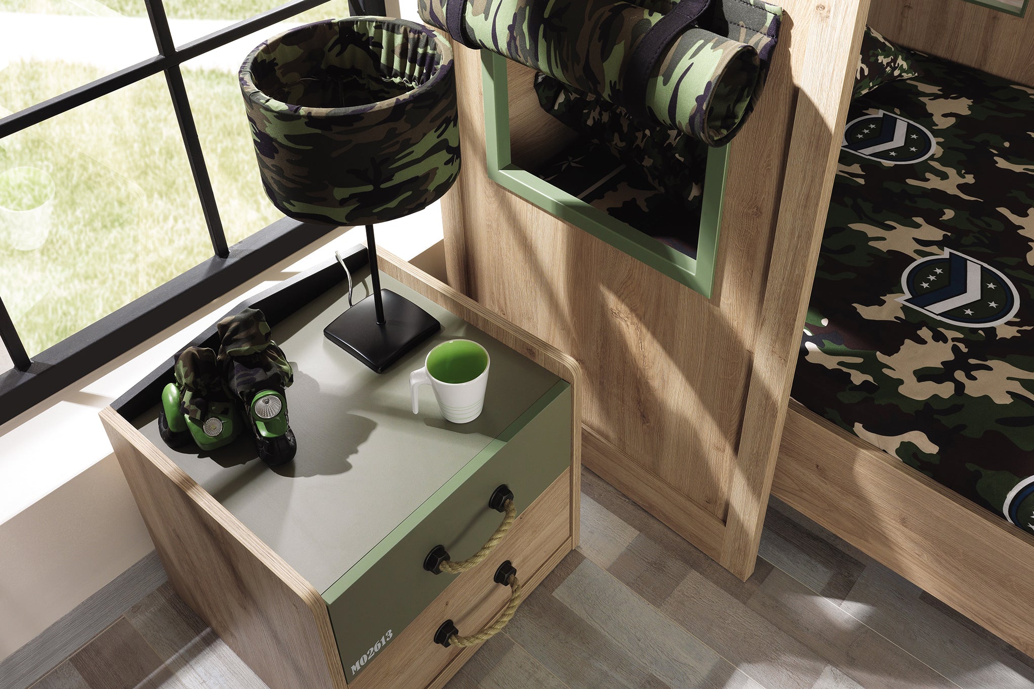 CAMP SINGLE BEDROOM SET 3 PCS