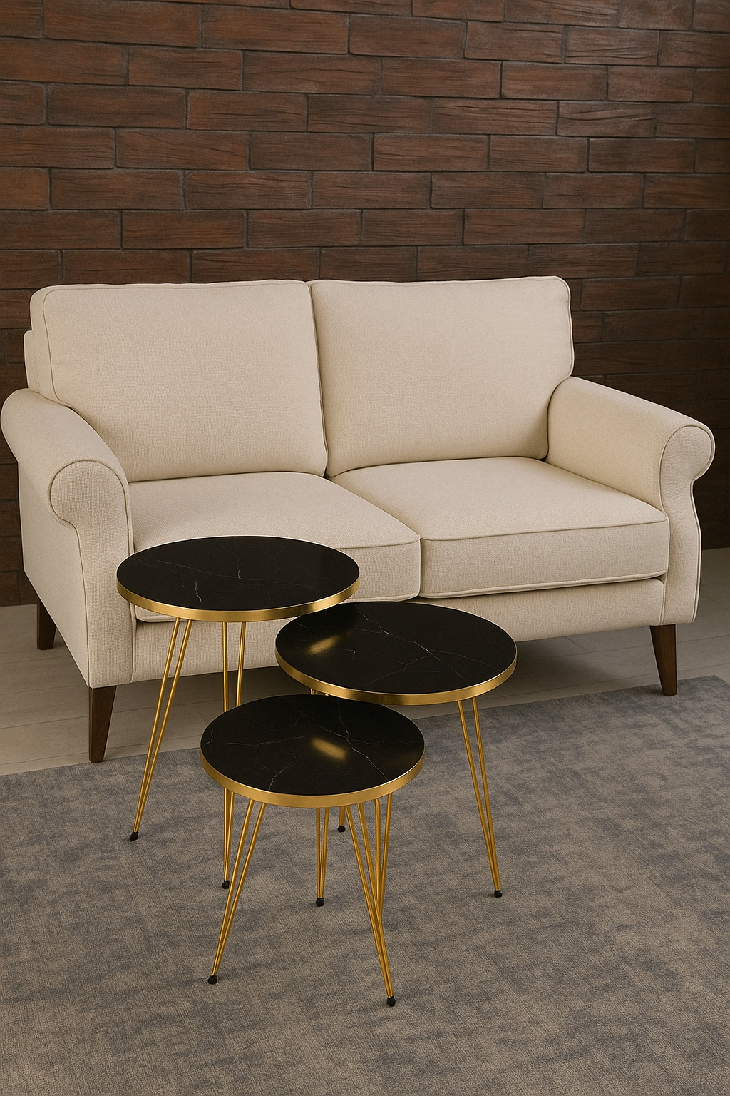 LIOYD  NESTING TABLE 3 PCS