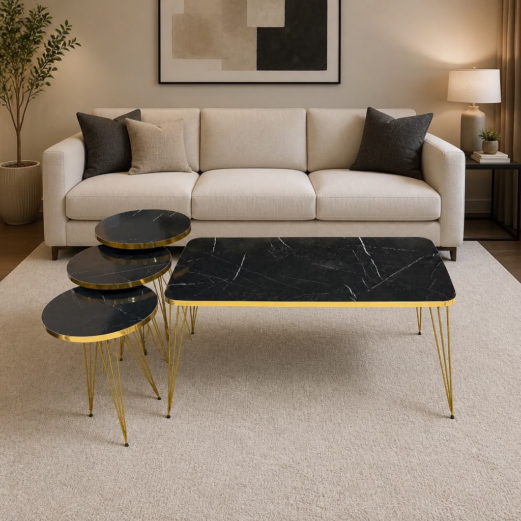 JULIAN COFFEE TABLE SET 4 PCS