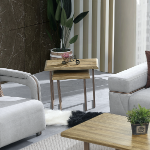 OSLO NESTING TABLE 2 PCS