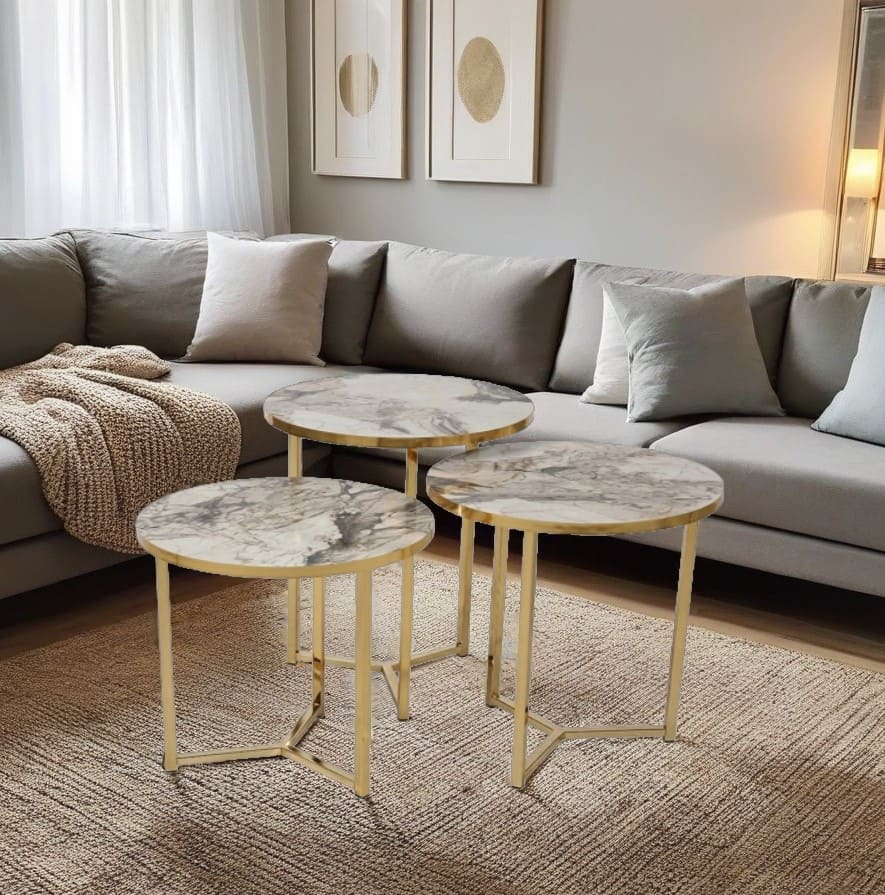 SUNTA SQUARE 3 NESTING TABLE