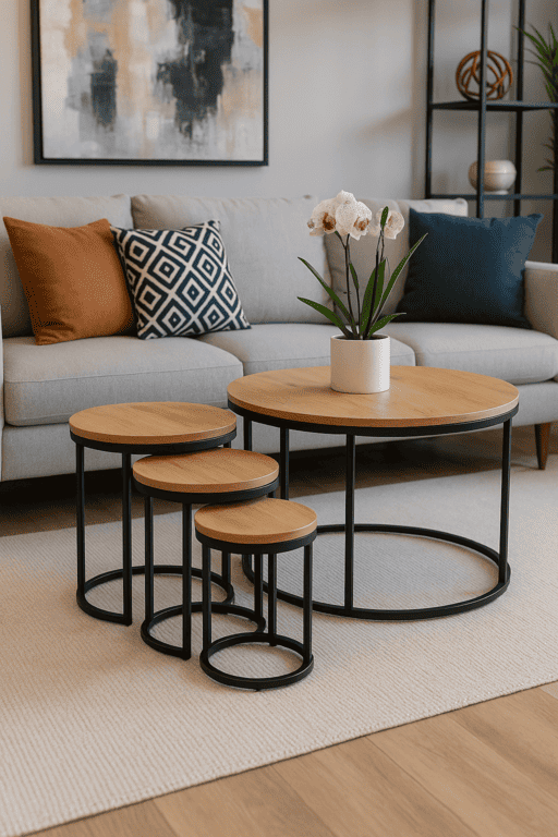 BENTELY COFFEE TABLE SET 4 PCS