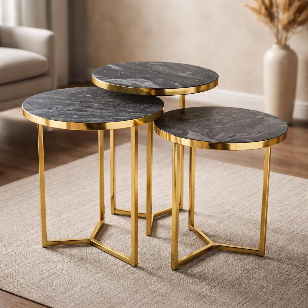 SAFFY COFFEE TABLE SET 3PCS