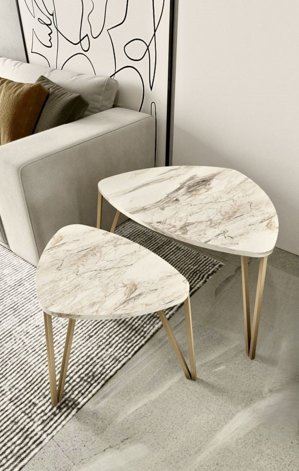 GRAPHITE MIDDLE TABLE 2 PCS