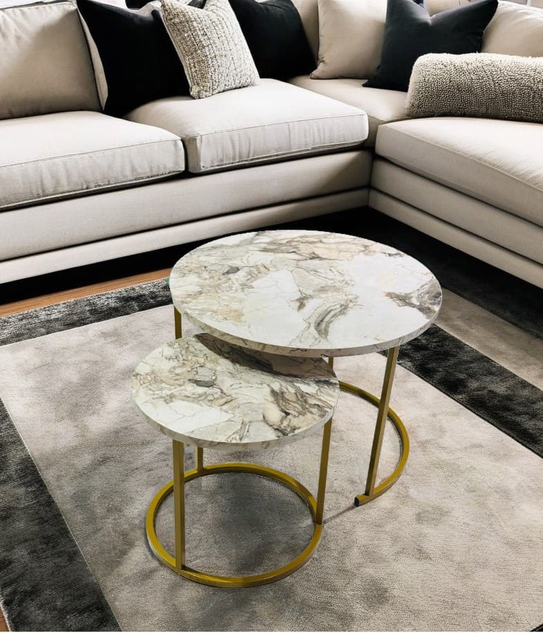 RENZO MIDDLE TABLE 2 PCS