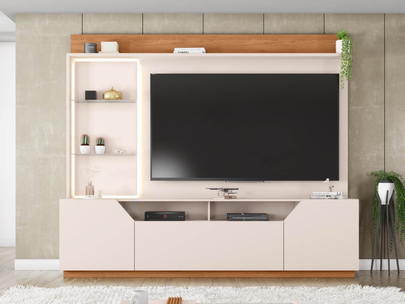 VESPER ENTERTAINMENT TV UNIT WITH LED