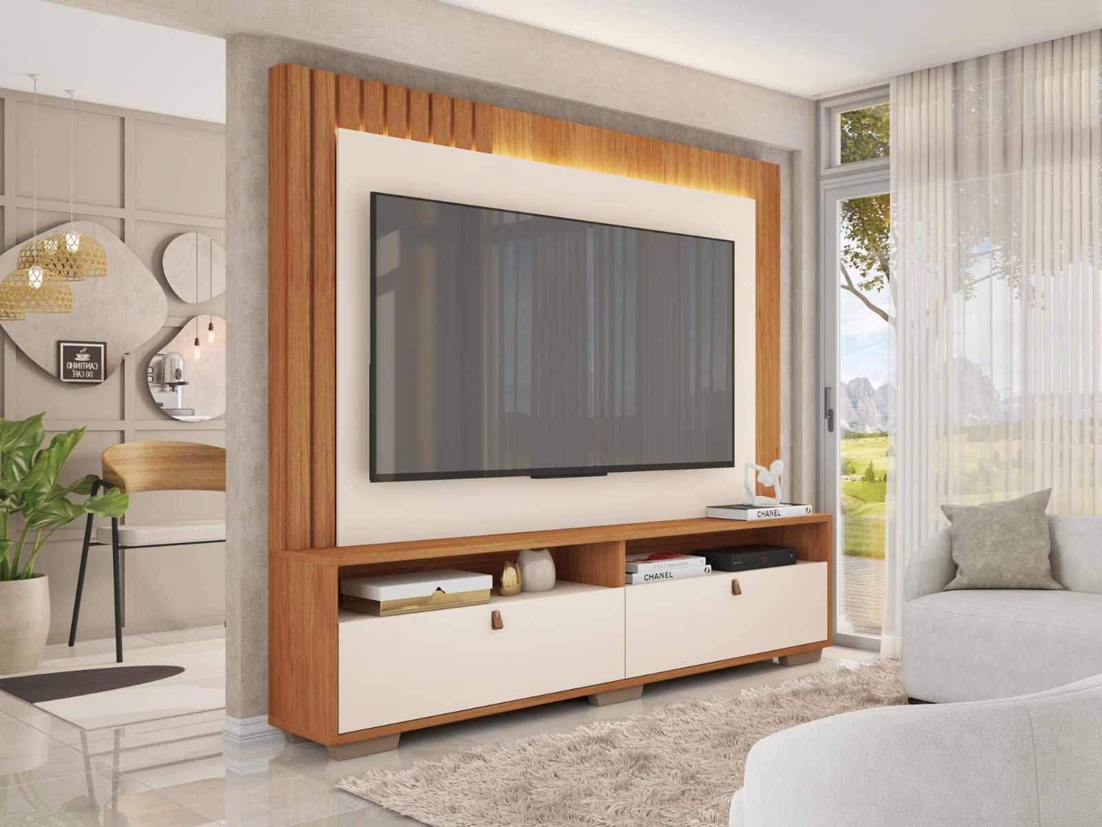 FOX ENTERTAINMENT TV UNIT WITH LED