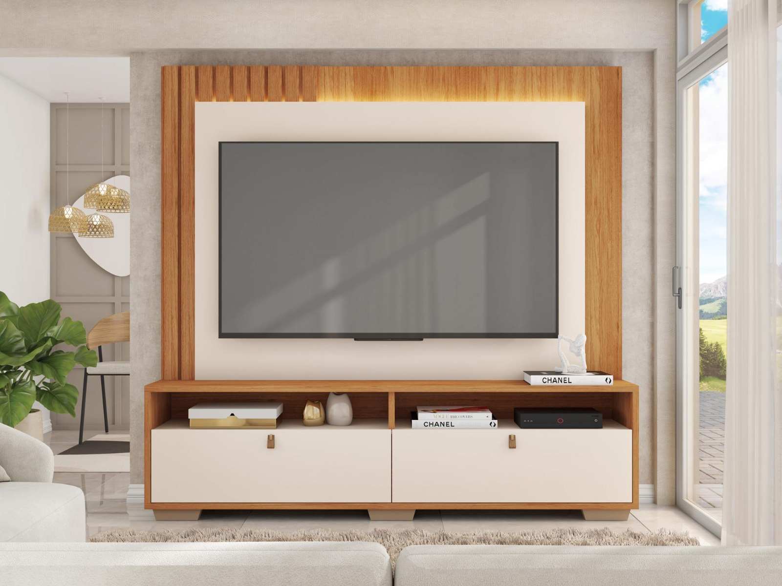FOX ENTERTAINMENT TV UNIT WITH LED