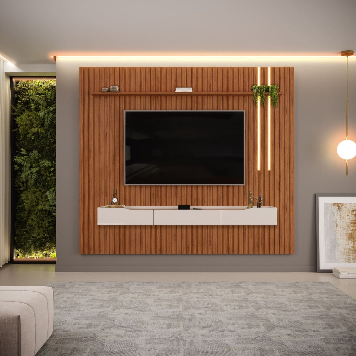 PRATIC TV PANEL LED SET – Qortuba furniture قرطبة للأثاث