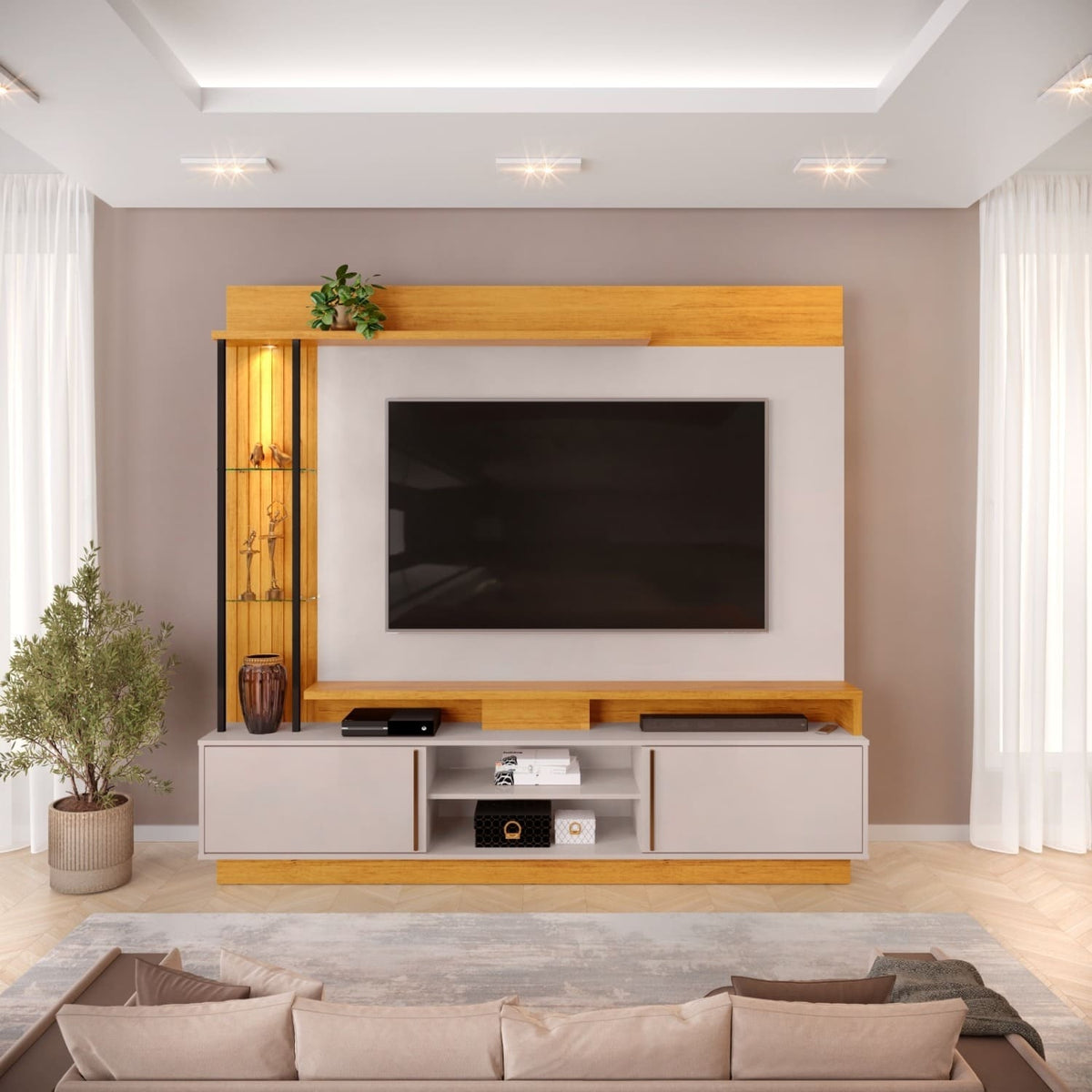 MARTINO ENTERTAINMENT TV UNIT – Qortuba furniture قرطبة للأثاث
