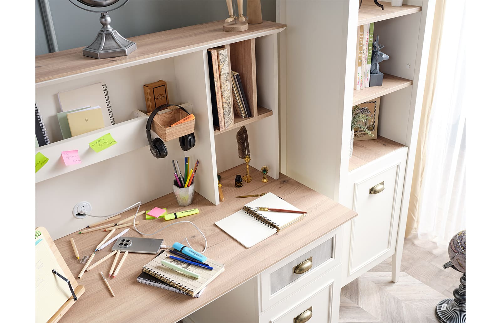 ODESSA STUDY DESK WITH TOP UNIT