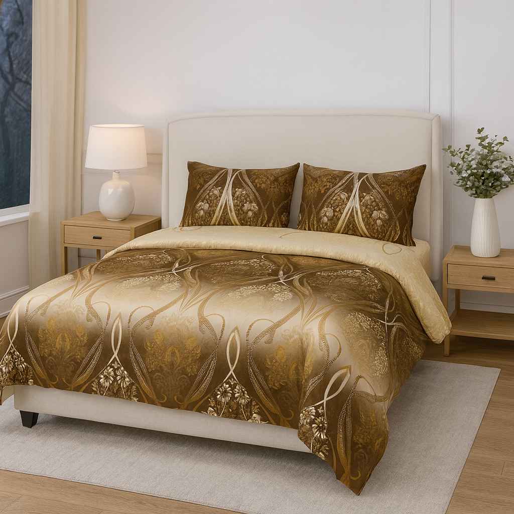 KING SIZE BED COVER 5 PCS