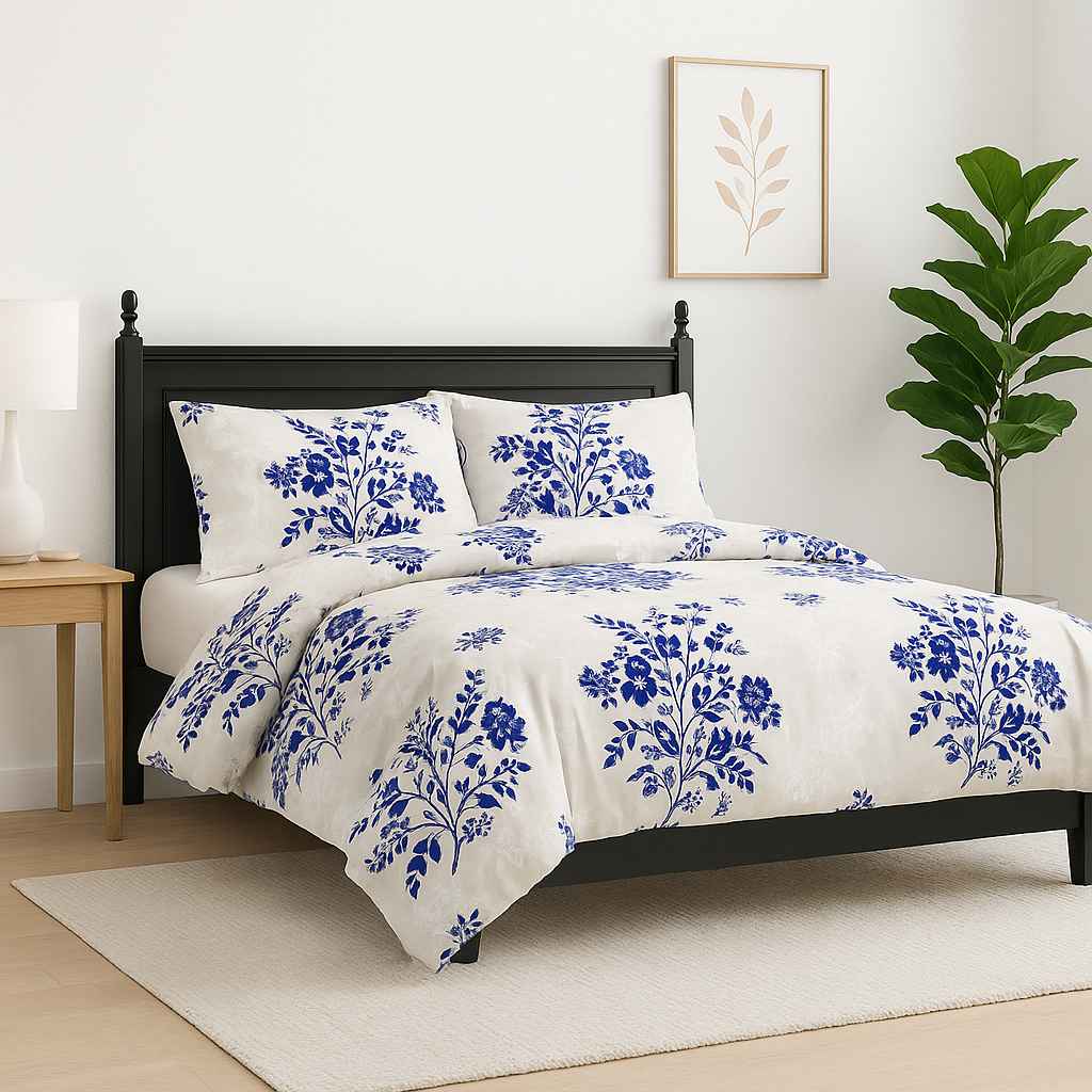 KING SIZE BED COVER 5 PCS