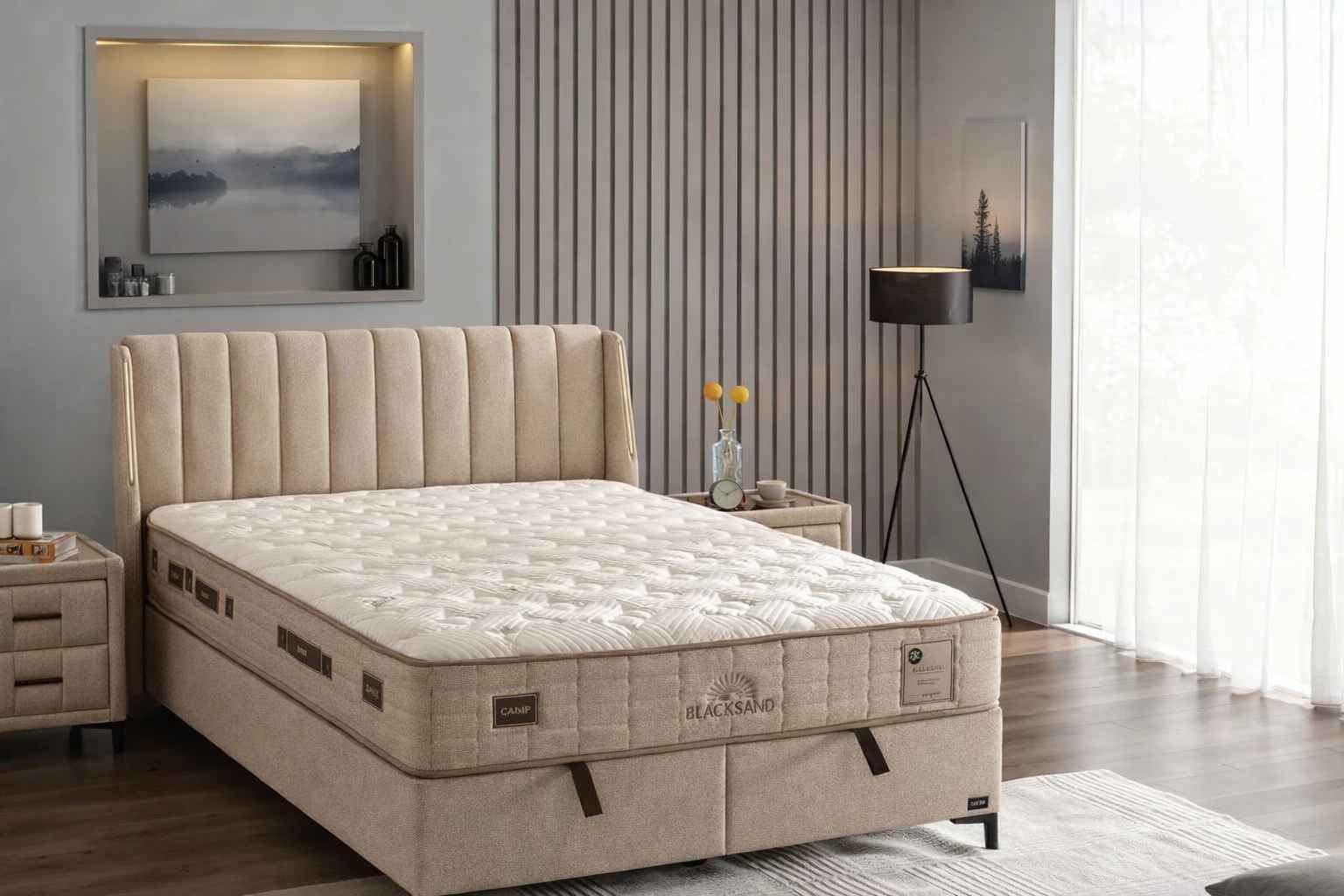 BLACKSAND KING MATTRESS 180 CM