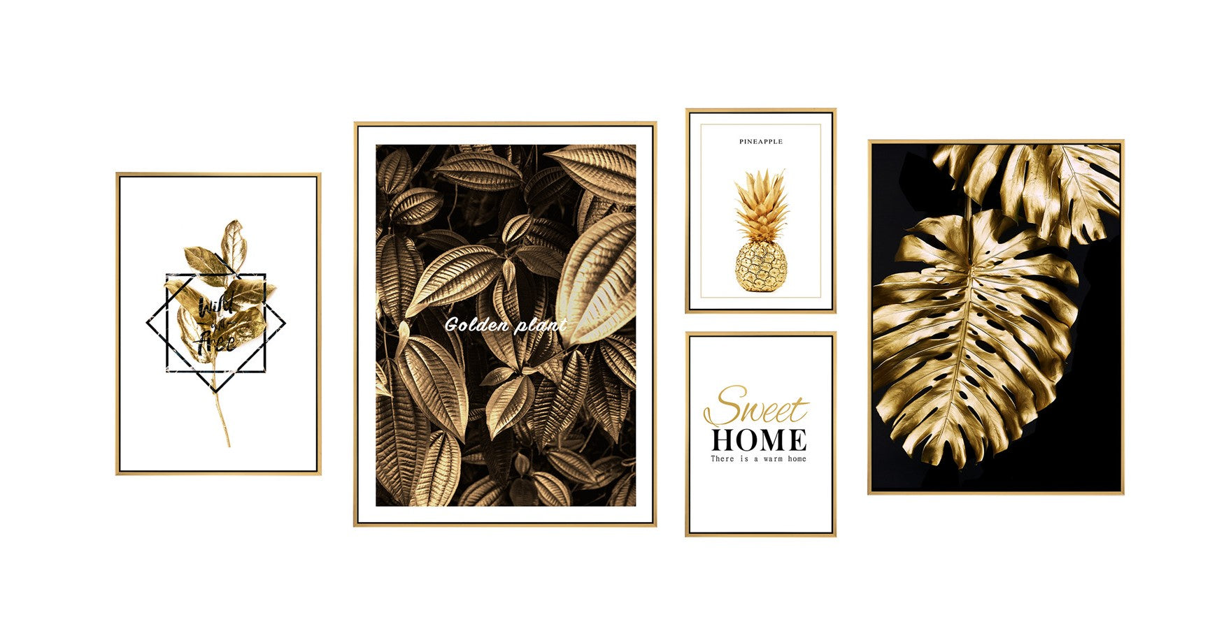 KETTY WALL ART SET 5 PCS