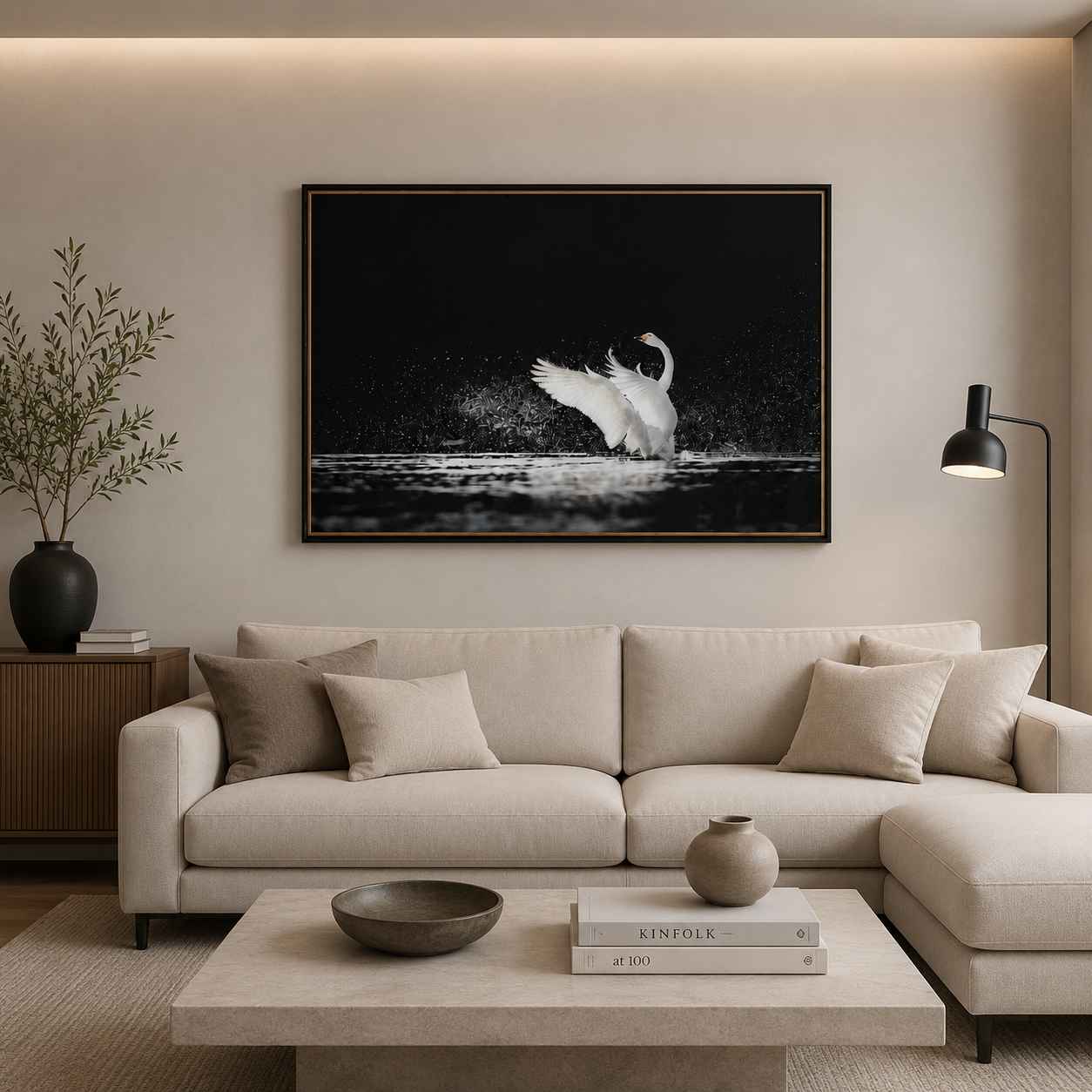 MUTE SWAN WALL ART