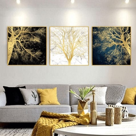 DARK TREE WALL ART