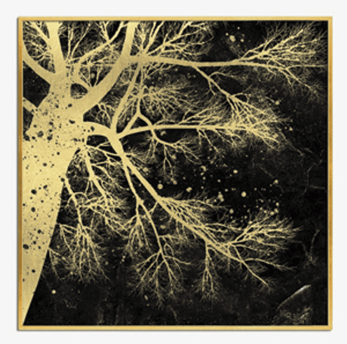 DARK TREE WALL ART
