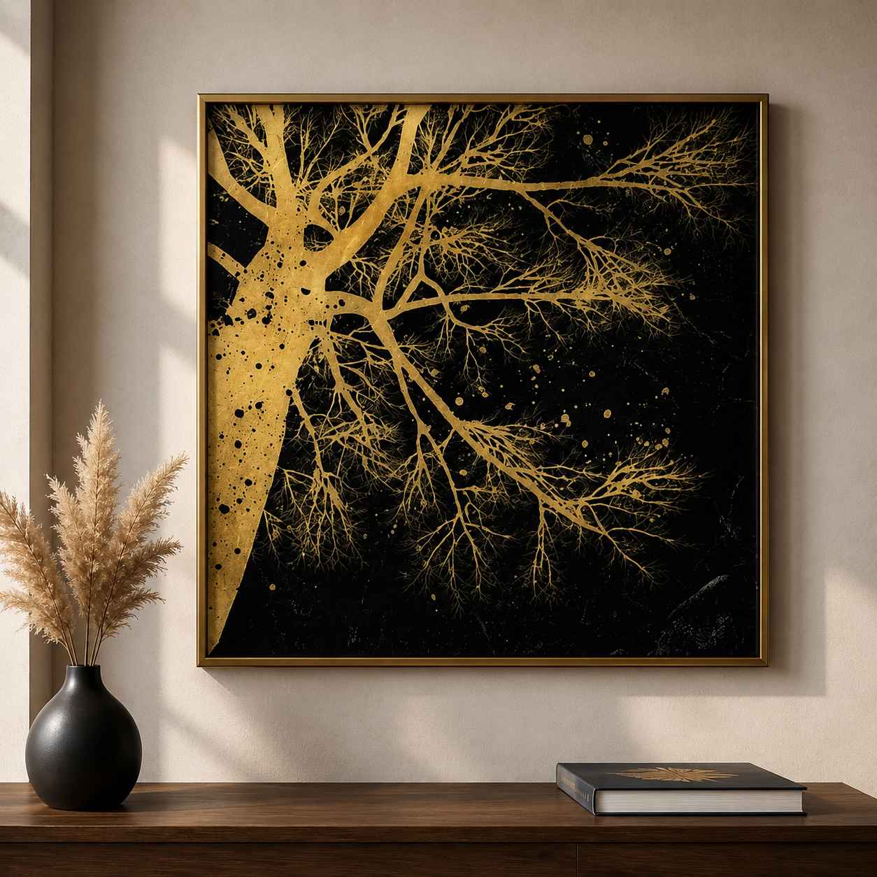 DARK TREE WALL ART