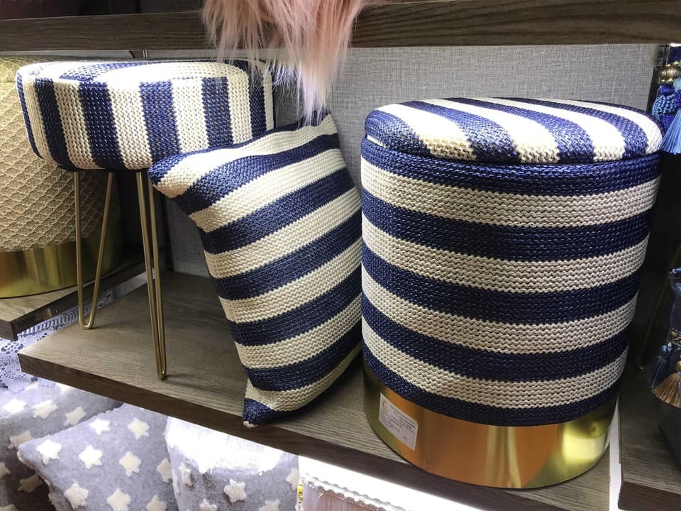 3 PCS MADRID POUF SET